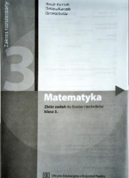 Matematyka 3 - zbiór zadań __